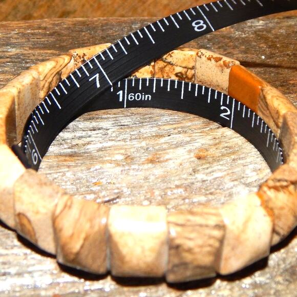 Natural Earth Harmony Picture Jasper Bracelet - Picture 11 of 12